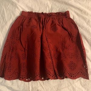 Eyelet Skirt